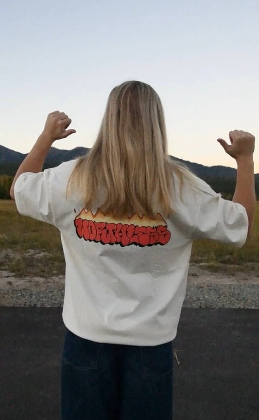 Worthless Fire tee